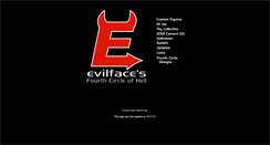 Desktop Screenshot of evilface.com